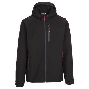 Trespass Mens Marlon Soft Shell Jacket / Black
